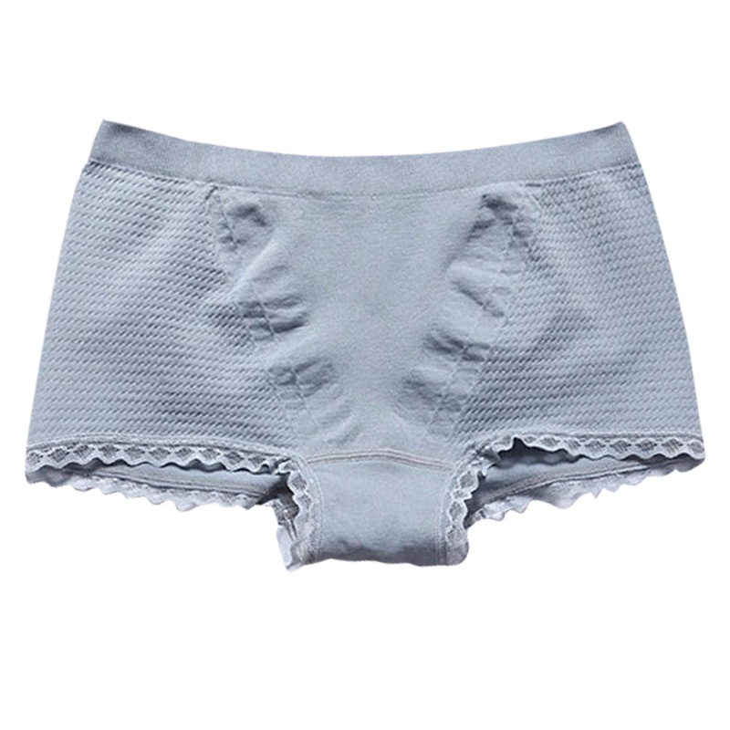浪莎(3条装) 女士内裤女无痕 平角裤性感 安全裤防走光裤舒适 打底裤四角裤