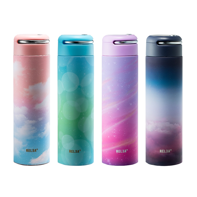 物生物保温杯男女316不锈钢水杯学生清新便携创意潮流定制茶杯子