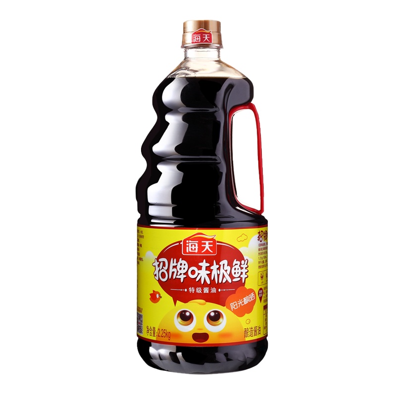 海天 招牌味极鲜酱油2.25kg送金标米醋450ml