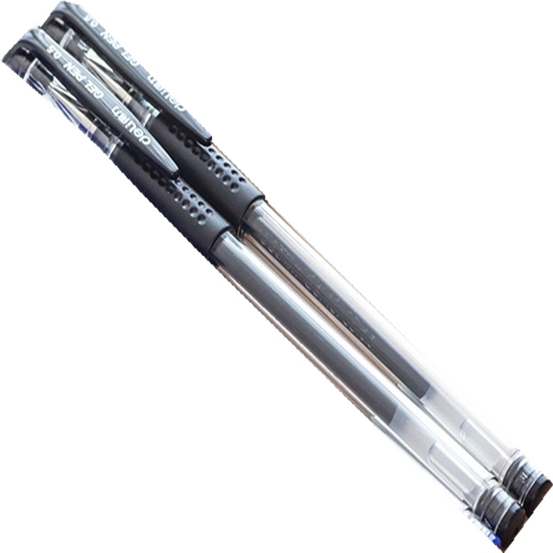 得力6600ES中性笔(黑色)12支一盒(5盒起购)