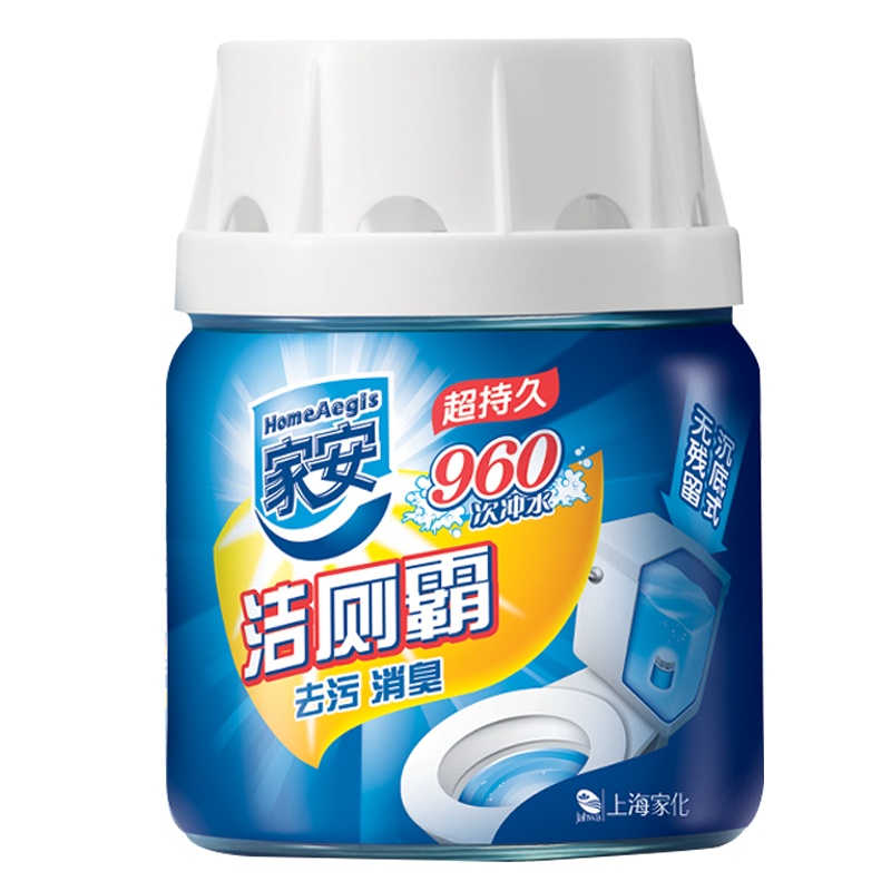 家安洁厕霸227g蓝泡泡马桶清洗剂洁厕灵除污袪味洁厕剂自动马桶清洁剂