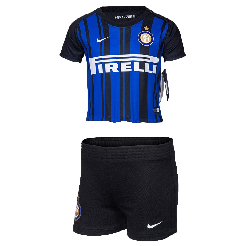耐克（Nike） 国际米兰 婴童版球迷服套装 球衣套装 蓝黑色