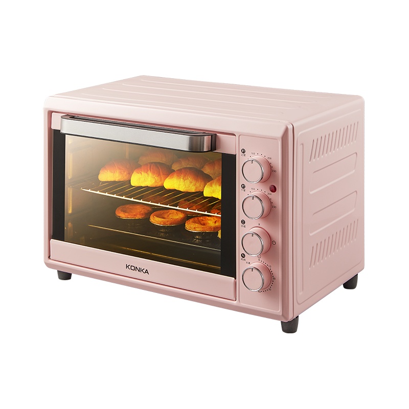 康佳(KONKA)电烤箱KAO-K42家用多功能四层烤位精准定时温控全自动烤箱42L大容量