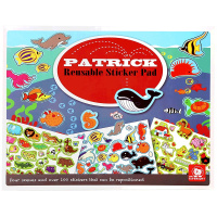 特宝儿(Topbright) 动物静电贴 3岁以上儿童男孩女孩卡通贴纸玩具 可反复撕贴静电贴 130538