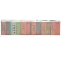 银鸽新品妆容面巾四层柔韧便携式小包手帕纸12包/条共5条