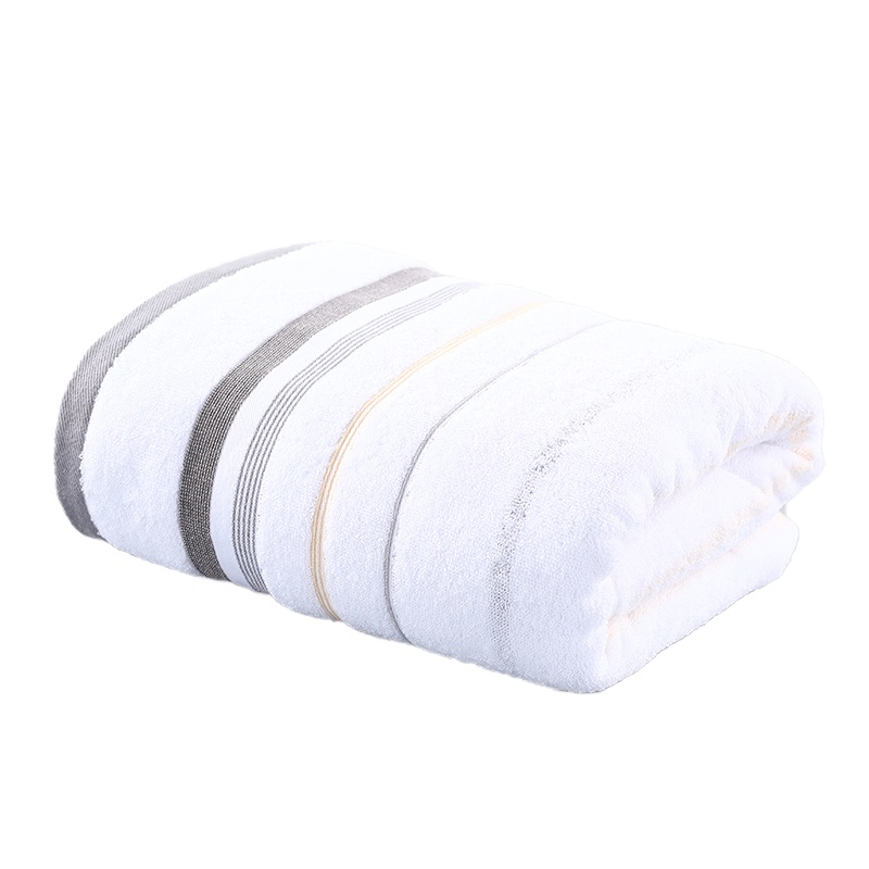 洁丽雅(grace)浴巾家纺纯棉条纹柔软舒适吸水家用浴巾 6411 360g