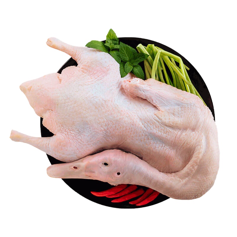 [五个农民]水养樱桃谷鸭1080g*2只鸭肉新鲜冷冻煲汤祛火鸭子生鲜食材整鸭