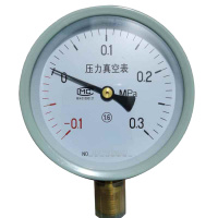 大通轩恒 普通真空压力表YZ-100径向-0.1-0.3MPA螺纹M20*1.5 单位：个