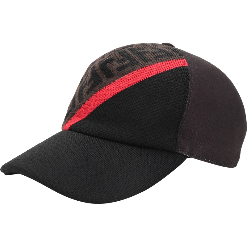 FENDI 男士 羊毛/聚酯纤维/棉帽子棒球帽鸭舌帽 FXQ768 AEVF