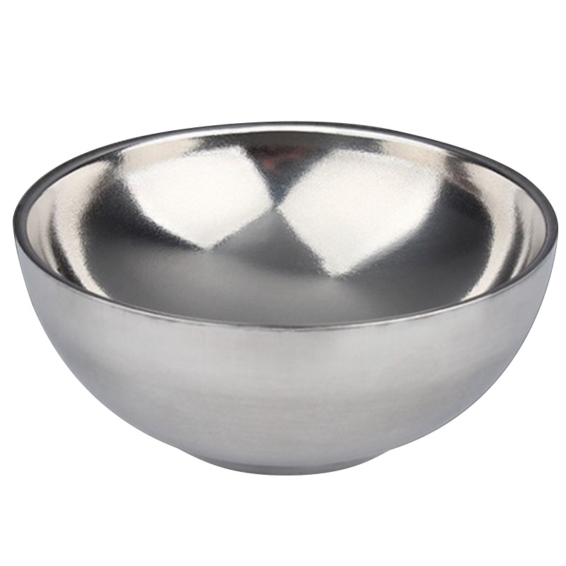 瓦图 (WATU)厨房用具 5.5英寸不锈钢双层焊边亮光碗  10个装