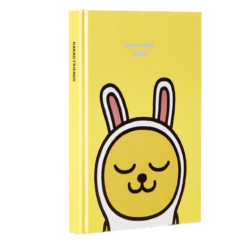 得力(deli)32K112张KAKAO联名手账本 小清新记事本日记本精装本笔记本子文具