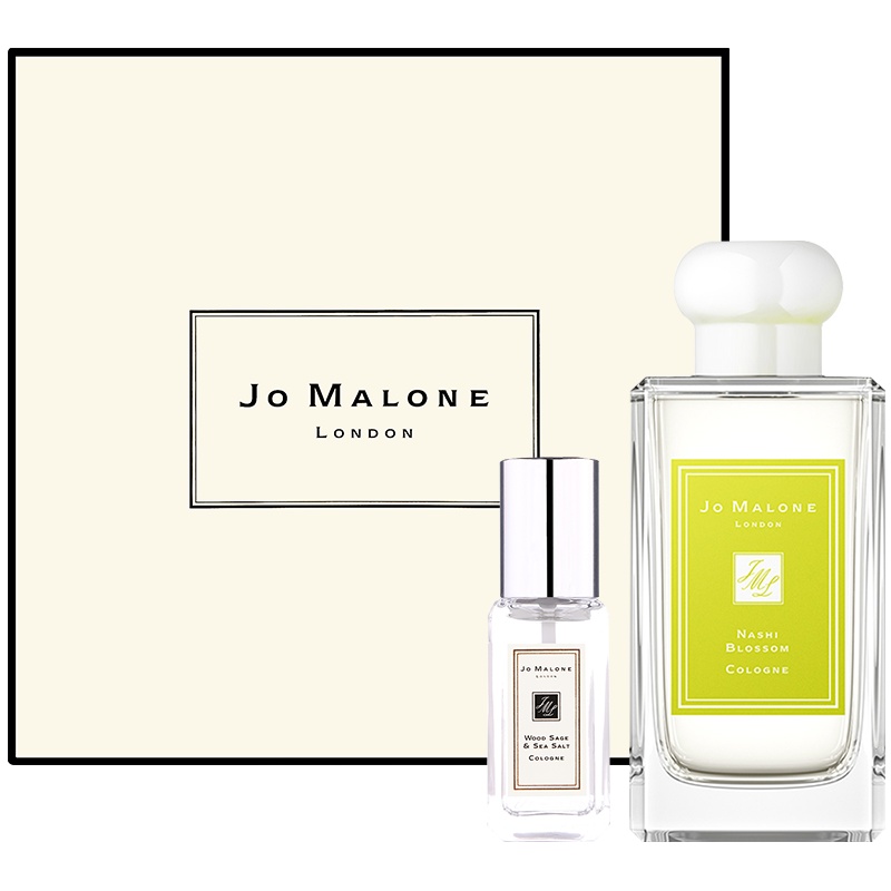 祖马龙(Jo Malone)梨花香水100ml+ 海盐与鼠尾草香水9ml 礼盒套装