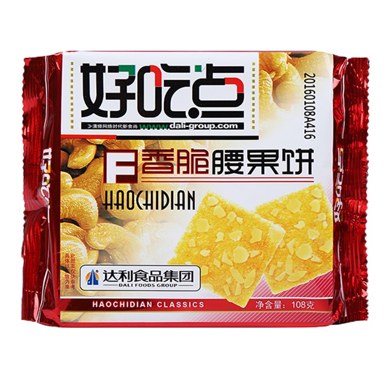 好吃点 香脆腰果饼干 108g/袋