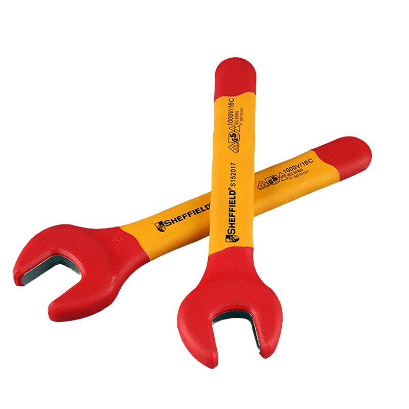 钢盾 S152022 注塑型双色绝缘开口扳手22mm 单位:把