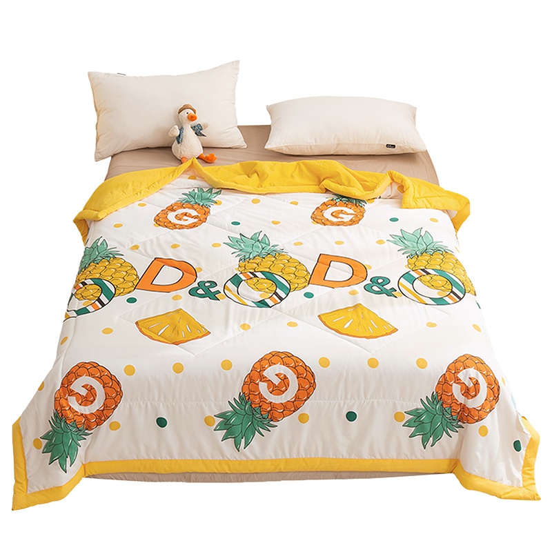 简夫人(MISSJIAN)正品磨毛夏被空调被单人薄款夏凉可水洗被夏季双人亲肤透气