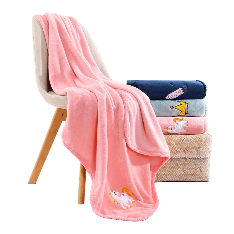 卡伴(Curbblan)婴儿毛毯宝宝盖毯新生儿小被子秋冬季加厚珊瑚绒毯儿童幼儿园