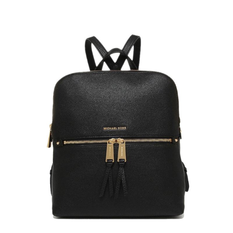 [直营]迈克·科尔斯(MICHAEL KORS) 中号拉链 女士双肩包 mk 皮革拉链女包