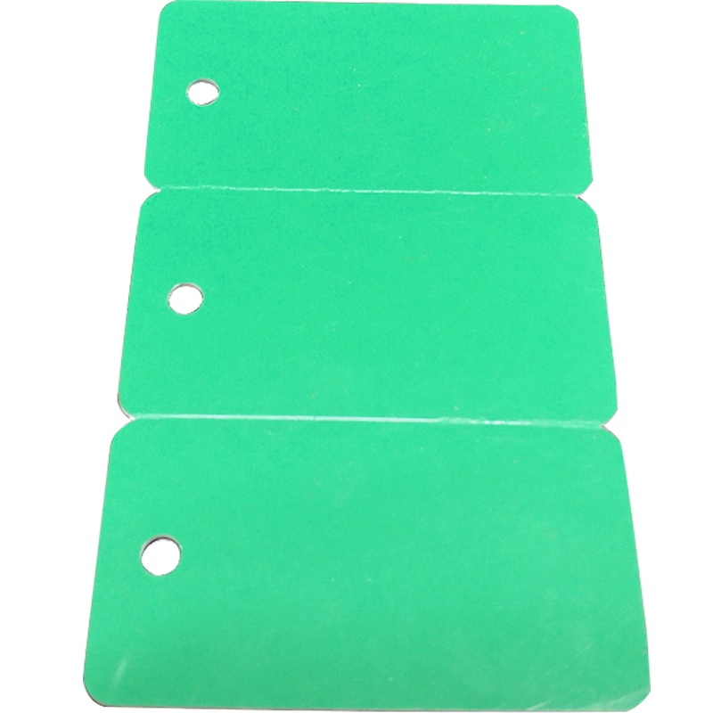 开仰(KAIYANG)K-86-3G-PVC不干胶标签纸光缆PVC三折标牌86mm*54mm/200片/盒 绿色