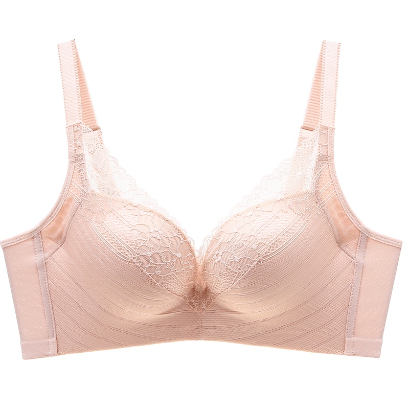 都市丽人迷人浪漫蕾丝舒适女士胸罩内衣无钢圈聚拢文胸2B8402