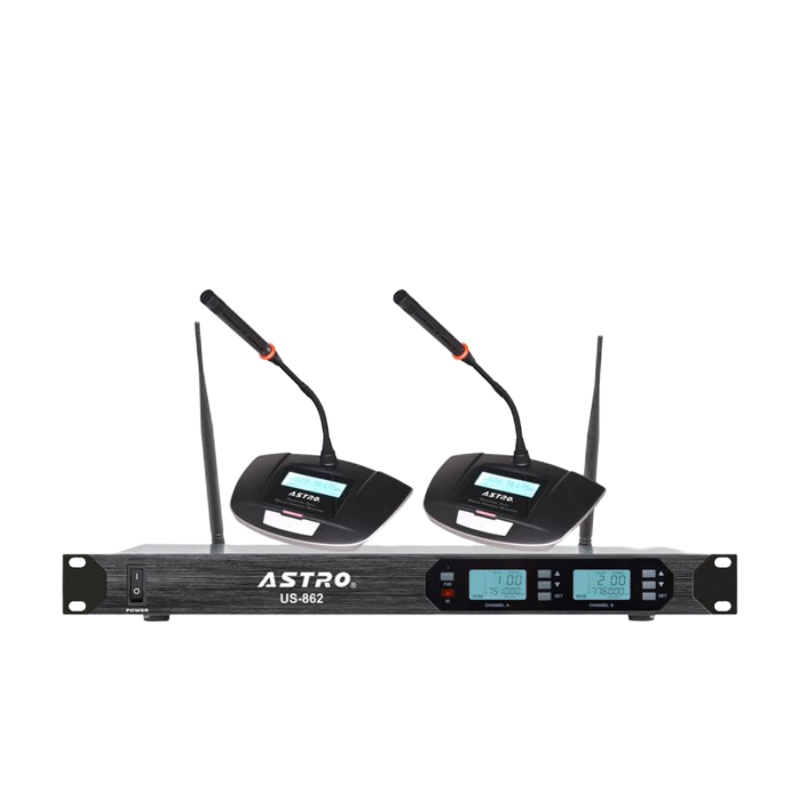 英菲克 U-810 一托二无线会议话筒 (套)