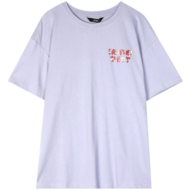 【新款】妖精的口袋白色纯棉T恤女2020夏季宽松印花ins潮短袖上衣