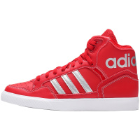 adidas阿迪达斯三叶草女运动休闲高帮板鞋EE3824 EE3824浅猩红+银金属