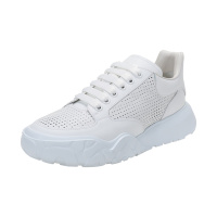 ALEXANDER MCQUEEN 亚历山大·麦昆 男士 皮革镂空系带休闲运动鞋645887 WHZ9A