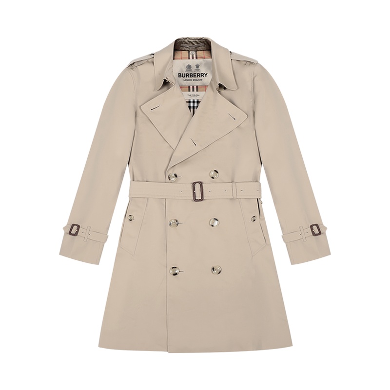 博柏利 BURBERRY 男款 棉质大衣风衣外套80458641