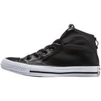 【自营】Converse匡威女鞋板鞋高帮皮质轻便运动休闲鞋557957C 557957C黑色