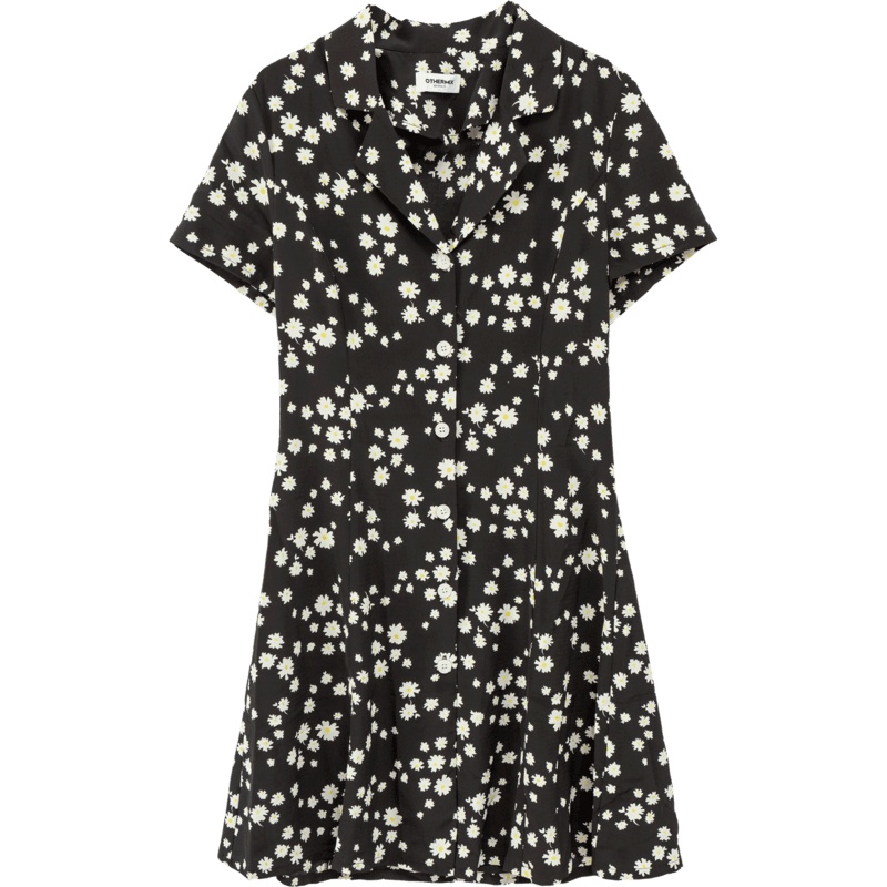 OtherMix小雏菊碎花连衣裙2021年夏季新款气质西装领森系女裙子潮