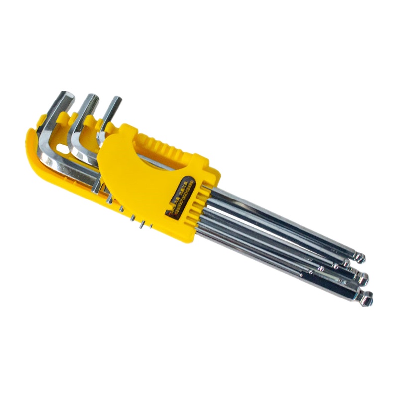 东工镜面特长球头内六角扳手9件套