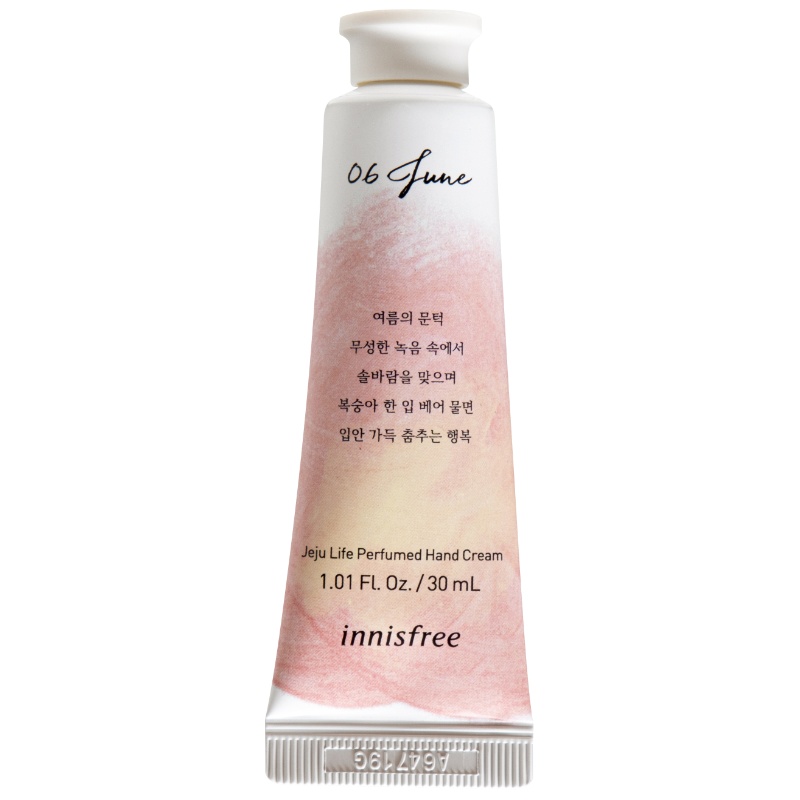 悦诗风吟 济州岛植物香氛滋润护手霜 6月 桃子 30ml