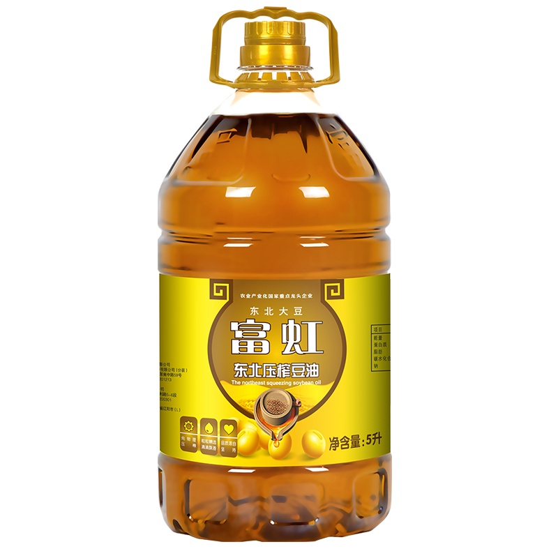 富虹油品5L东北压榨三级大豆油（48小时发货）