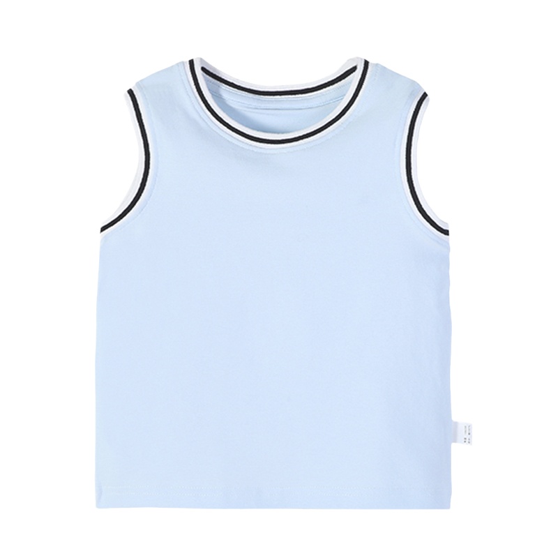 猫人儿童小背心夏季男童薄款女童婴儿无袖纯棉宝宝童装