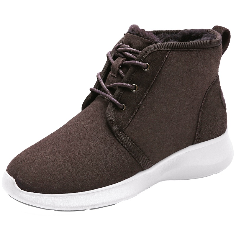 JUMBO简帛冬季短靴女羊皮毛一体雪地靴运动鞋靴子7225