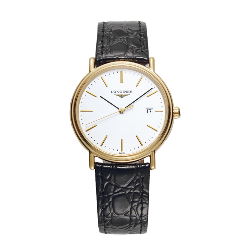 浪琴(Longines)瑞士手表 休闲石英表女L4.320.2.12.2简约超薄女士手表