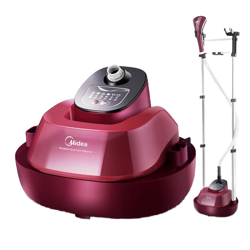 美的/Midea YGD20D1 挂烫机 6档2.0L水箱1500W 双杆手持迷你 蒸汽电熨斗 家用立式便携式挂烫机