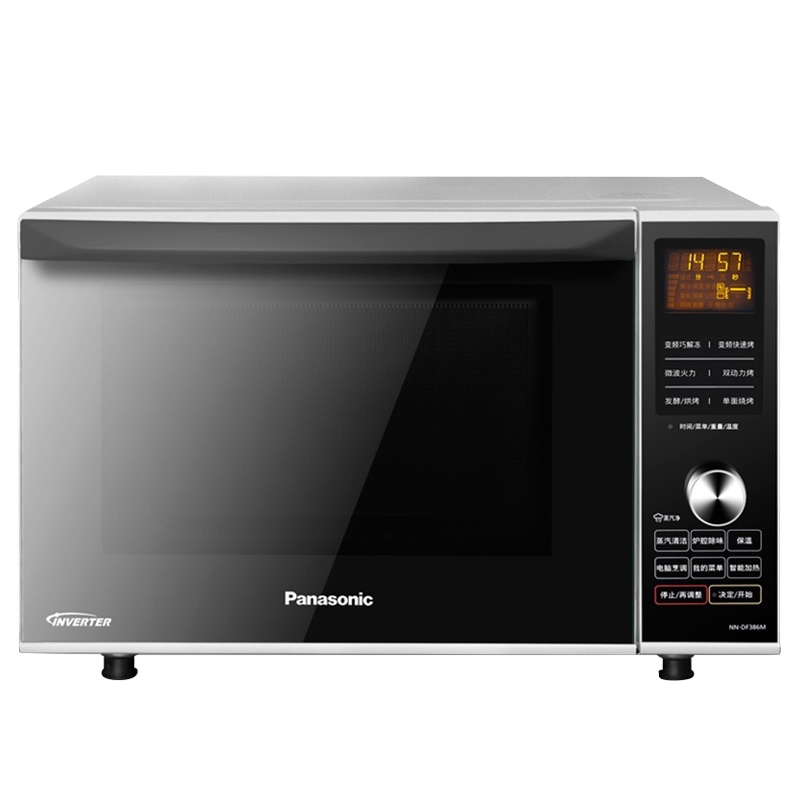 松下(Panasonic)松下微波炉 NN-DF386M家用多功能台式智能加热变频23L