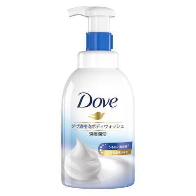 多芬(DOVE) 浓密沐浴泡泡 深层营润400ml 各种肤质 女士 沐浴露[联合利华]