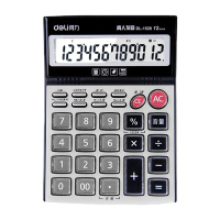 得力(deli) DY 1526语音计算器 办公计算机 12位数大屏幕计算器