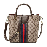 ITSK女包2020新款时尚大容量印花水桶包百搭潮单肩包妈妈包中年斜挎女士包包