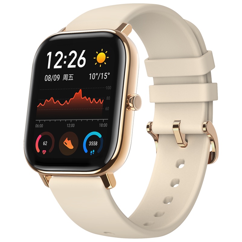 Amazfit GTS 智能手表 运动手表 14天续航 GPS 50米防水 NFC 沙漠金