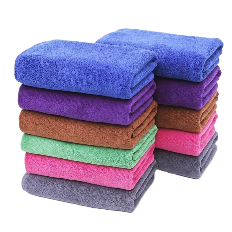 菲仕康超细纤维抹布多功能车用清洁洗车吸水擦毛巾干发巾蓝色 30*60cm