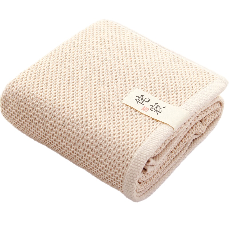 三利 毛巾家纺 精梳棉侘寂蜂巢毛巾  纱线交织洗脸面巾 单条装