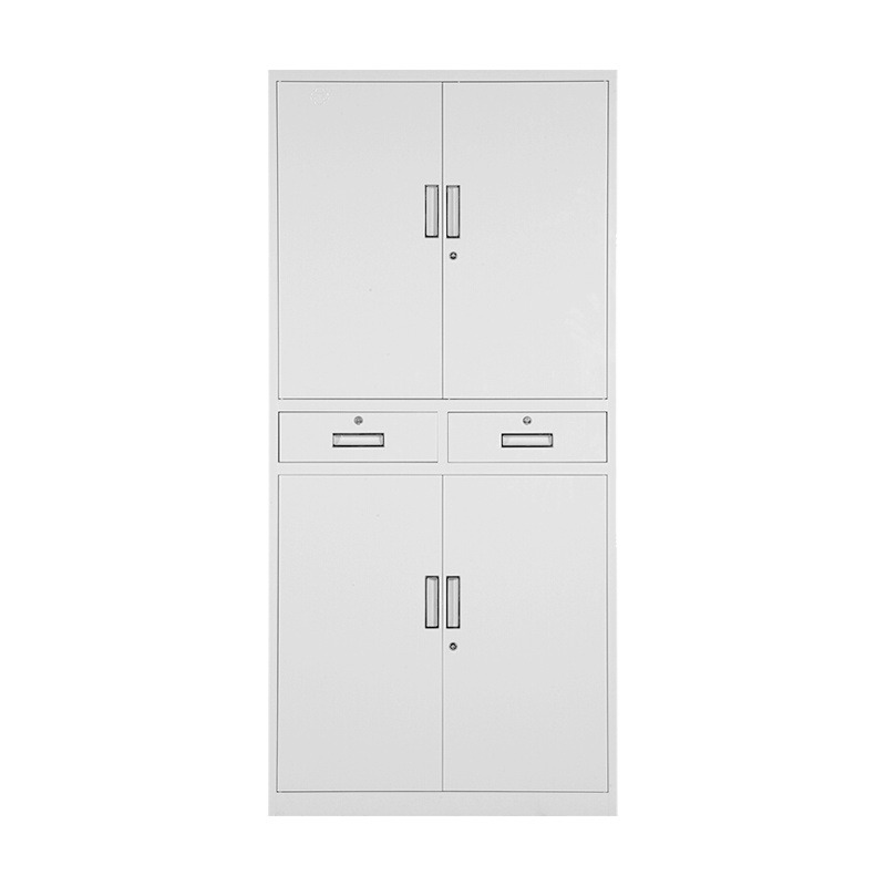 振奥 钢制文件柜办公资料柜铁皮档案柜带锁储物柜财务凭证柜器械柜 二斗双节柜