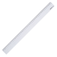 得力 塑料直尺40cm