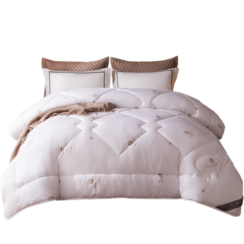 博洋家纺 100%澳毛被羊毛被子冬被加厚保暖被芯春秋被四季通用儿童冬季