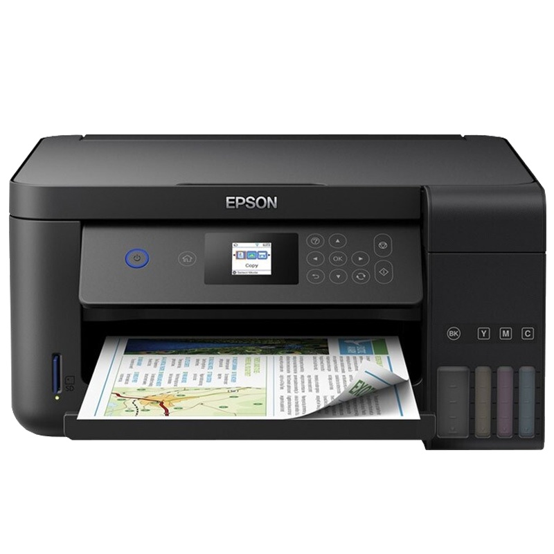 爱普生(EPSON)L4168 墨仓式彩色喷墨打印机 作业打印机 多功能一体机A4自动双面办公家用打印彩色喷墨 连供 照片打印 手机微信打印 无线打印机复印扫描 一体机官方标配