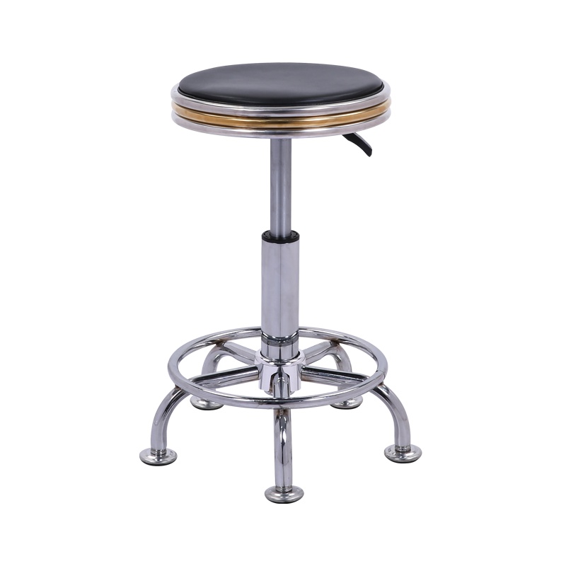 【红心家居】多彩风格吧台椅凳子旋转升降吧椅高脚圆吧台凳吧凳（电镀）