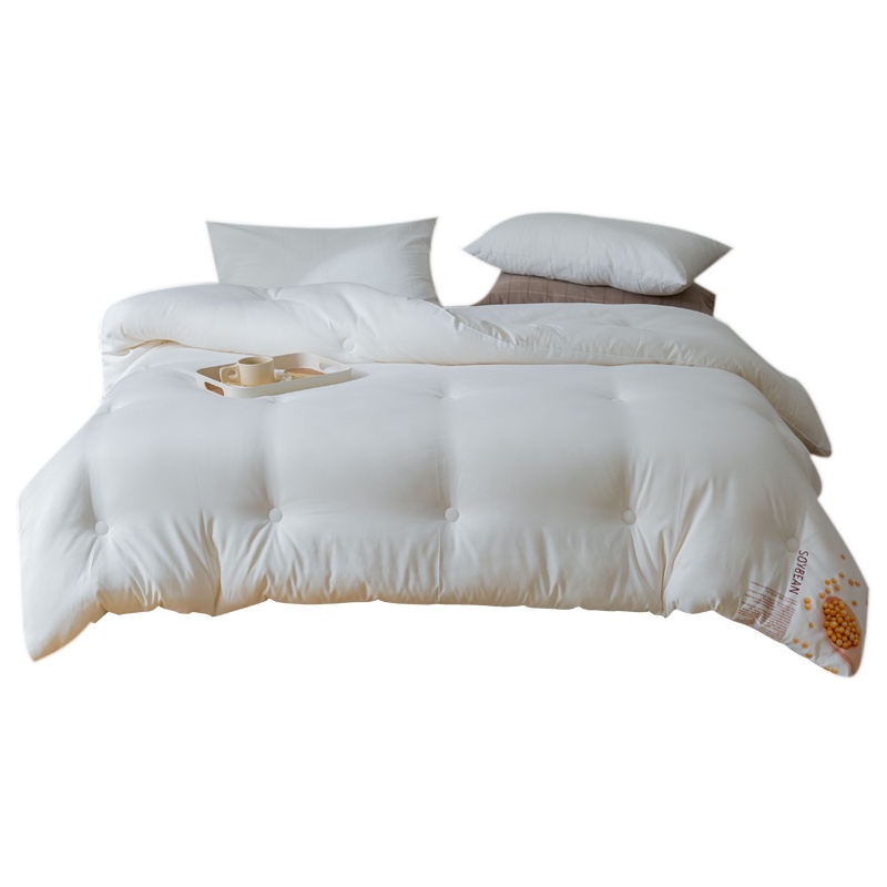 苏宁极物被子冬被棉被加厚保暖冬天大豆纤维被芯秋冬被四季通用春秋被